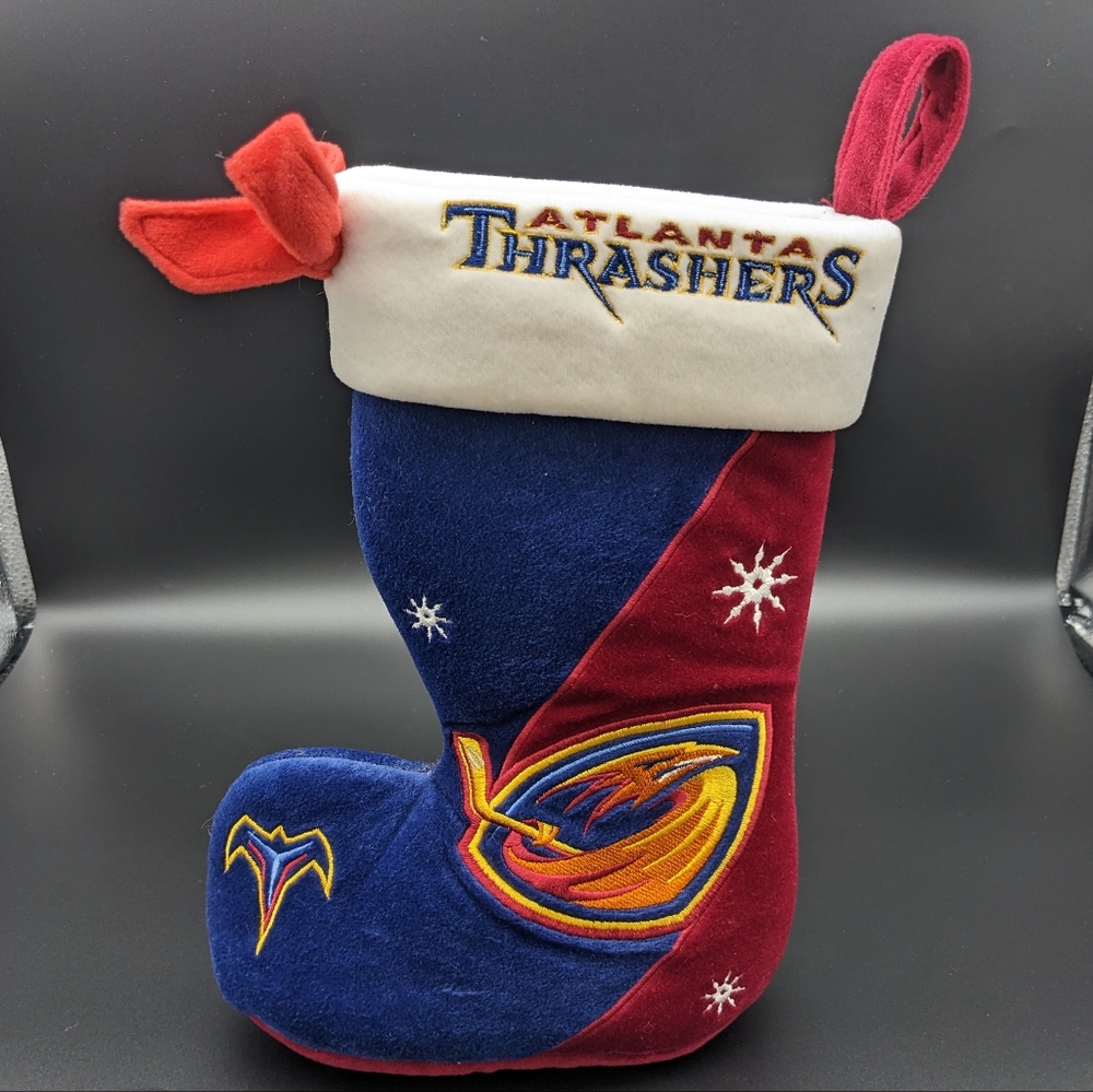 Rare NHL Atlanta Thrashers Christmas Stocking